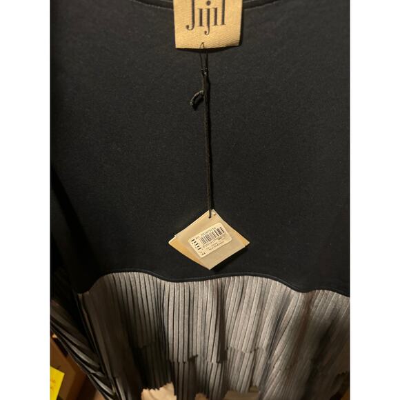 Jijil metallic blouse Dark blue silver size 8 - Picture 5 of 10